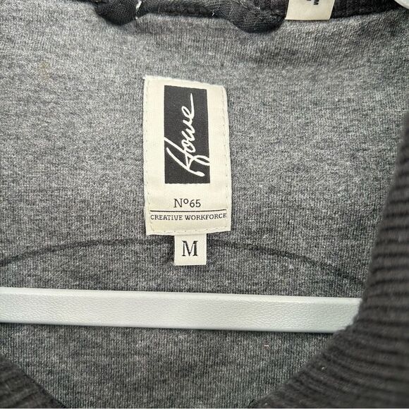 Howe No 65 Creative Workforce Utility Zip Up Black Camo Vest Medium - Picture 3 of 8